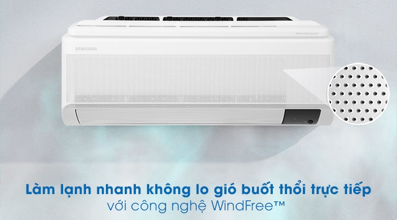 Máy lạnh Samsung Wind-Free Inverter 1 HP AR10TYAACWKNSV - Công nghệ WindFree™