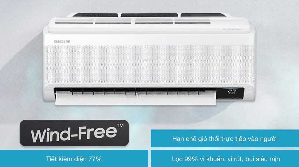 Máy lạnh Samsung Wind-Free Inverter 1.5 HP AR13TYAACWKNSV