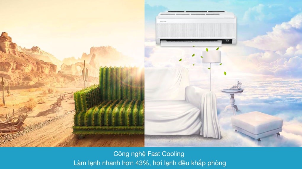 Máy lạnh Samsung Wind-Free Inverter 1.5 HP AR13TYAACWKNSV