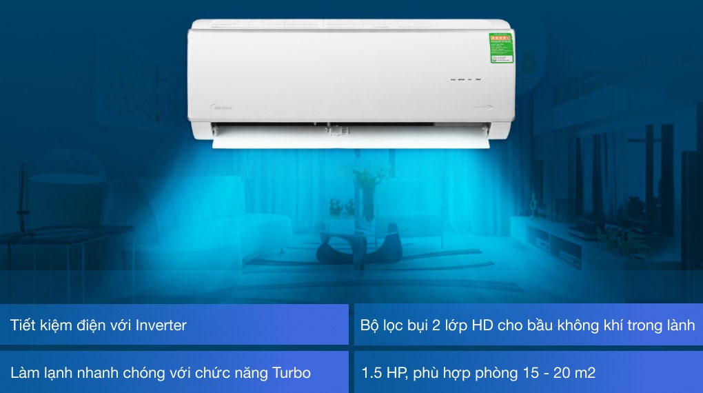 Máy lạnh Midea Inverter 1.5 HP MSAFA-13CRDN8 - 21