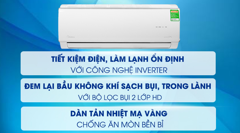 Máy lạnh Midea Inverter 1.5 HP MSAFA-13CRDN8 - 16