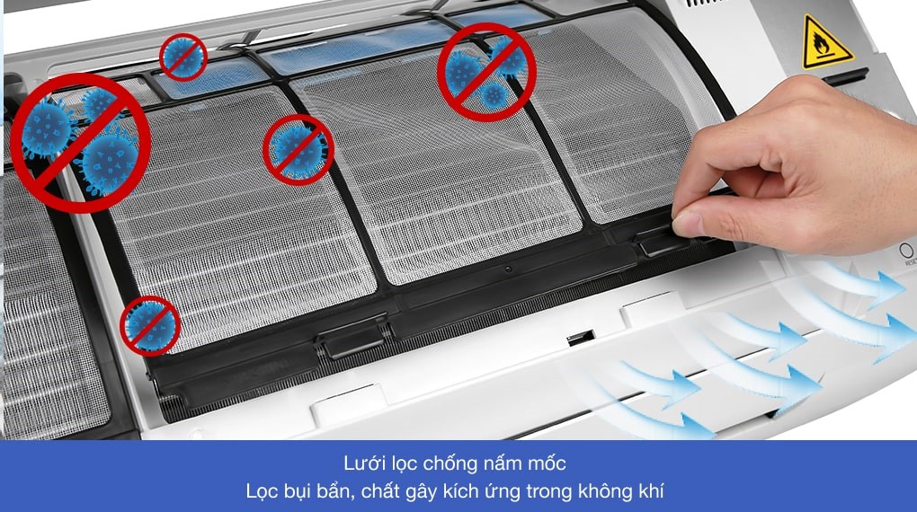 Máy lạnh Toshiba Inverter 1 HP RAS-H10X2KCVG-V