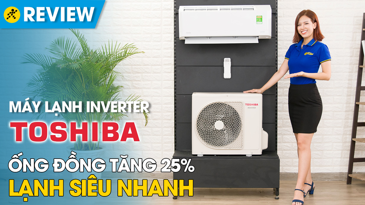 Máy lạnh Toshiba Inverter 1 HP RAS-H10X2KCVG-V