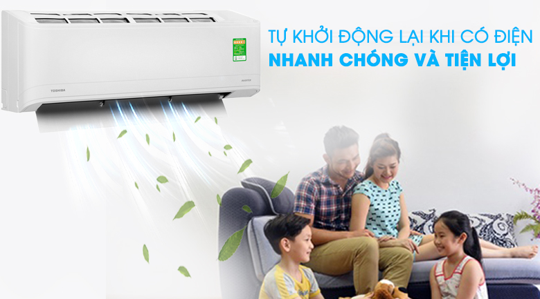 Máy lạnh Toshiba Inverter 1 HP RAS-H10X2KCVG-V - 5