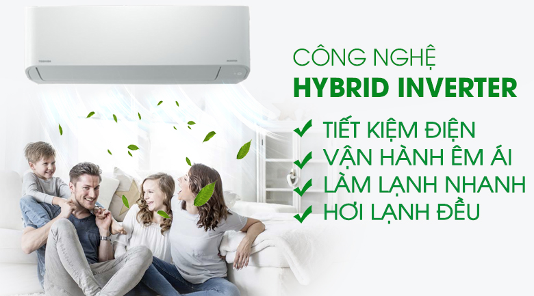 Máy lạnh Toshiba Inverter 2 HP RAS-H18C2KCVG-V