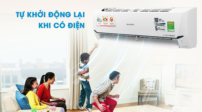 Máy lạnh Sharp Inverter 1 HP AH-X9XEW - 10