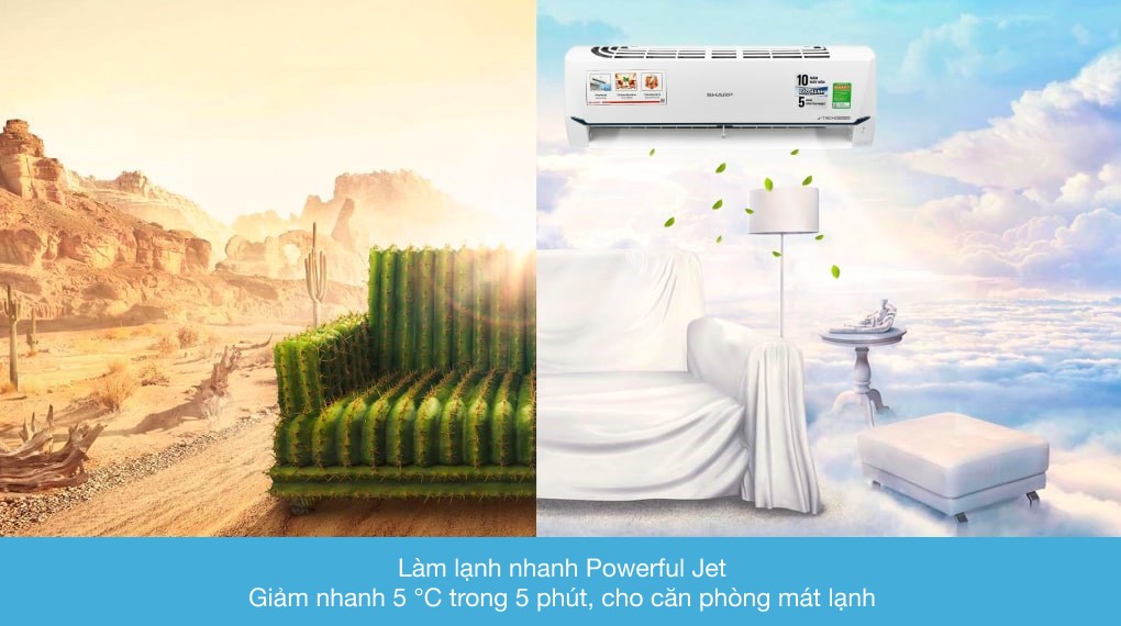 Máy lạnh Sharp Inverter 2 HP AH-X18XEW