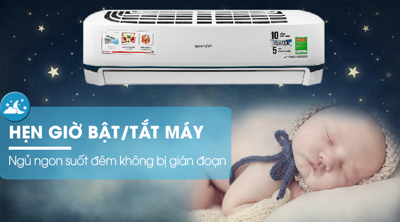 Máy lạnh Sharp Inverter 2 HP AH-X18XEW - 10