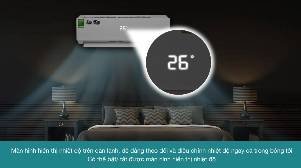 Máy lạnh TCL Inverter 1.5 HP TAC-13CSD/XA66