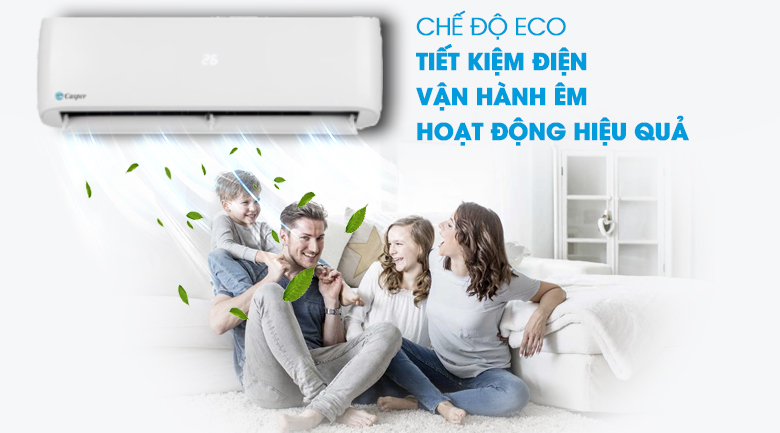 Chế độ tiết kiệm điện Eco - Máy lạnh Casper 18000 BTU LC-18TL32