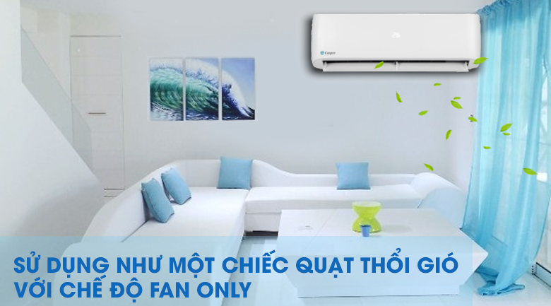 Chế độ quạt gió Fan Only - Máy lạnh Casper 18000 BTU LC-18TL32