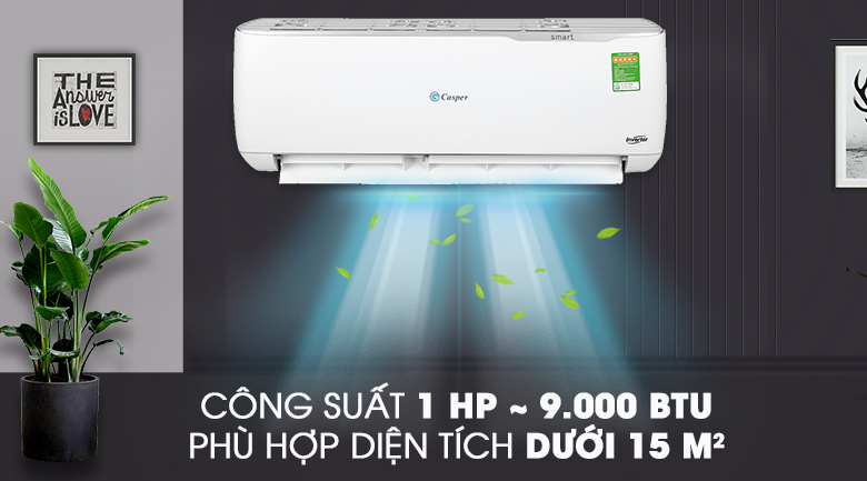 Máy lạnh Casper Inverter 1 HP GC-09TL32