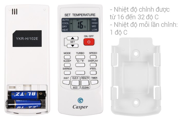 Máy lạnh Casper Inverter 1 HP GC-09TL32 Màu Trắng