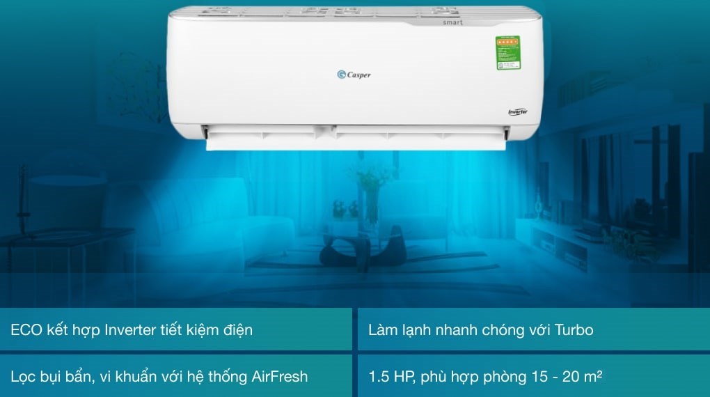 Điều hòa Casper Inverter 12000 BTU GC-12TL32
