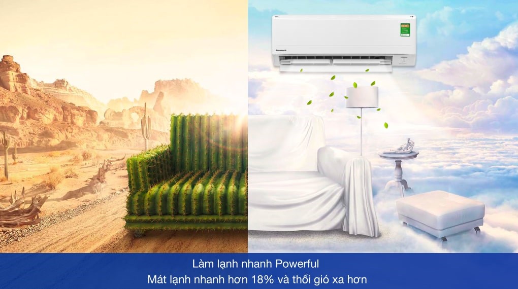 Máy lạnh Panasonic Inverter 1 HP CU/CS-PU9WKH-8M