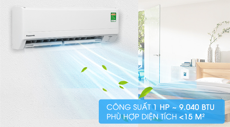 Công suất máy lạnh 1 HP phù hợp phòng dưới 15 m2