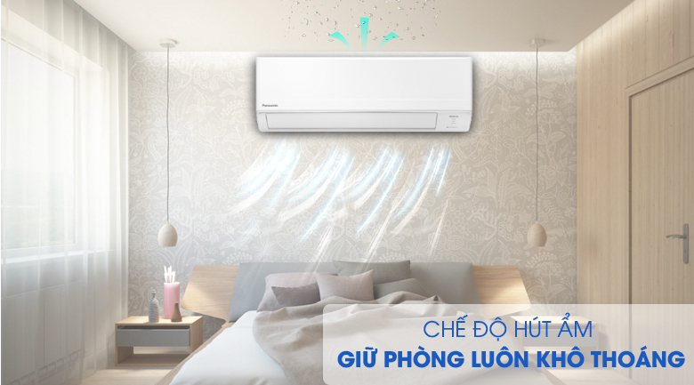 Hút ẩm-Máy lạnh Panasonic Inverter 1.5 HP CU/CS-WPU12WKH-8M