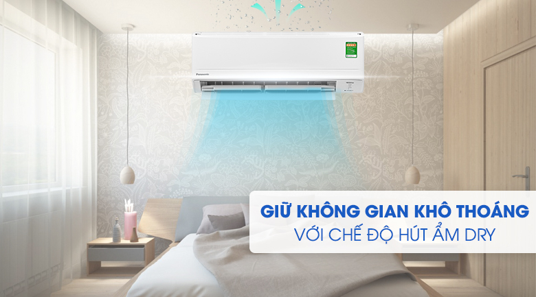 Hút ẩm-Máy lạnh Panasonic Inverter 2 HP CU/CS-WPU18WKH-8M