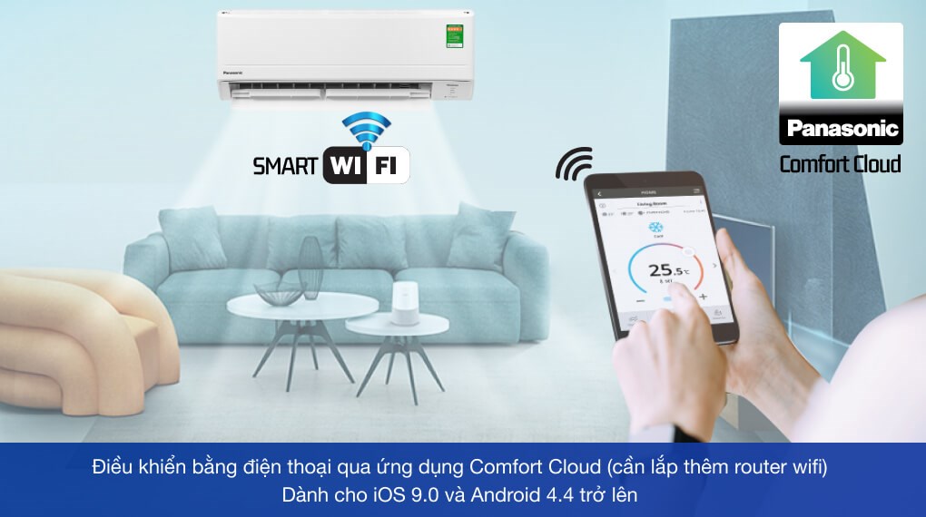 Máy lạnh Panasonic Inverter 2 HP CU/CS-WPU18WKH-8M