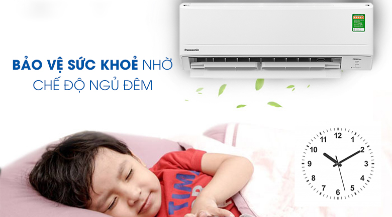 Chế độ ngủ bảo vệ sức khoẻ - Máy lạnh Panasonic 2 HP CU/CS-WPU18WKH-8M
