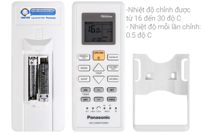 Máy lạnh Panasonic Inverter 2 HP CU/CS-WPU18WKH-8M Màu Trắng