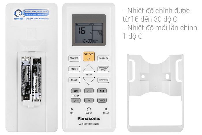 Máy lạnh Panasonic 1.5 HP CU/CS-N12WKH-8M Màu Trắng