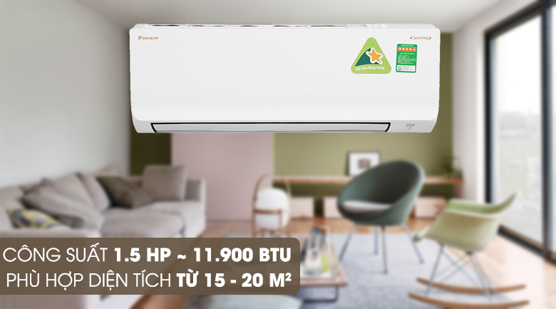 Máy lạnh Daikin Inverter 1.5 HP ATKA35UAVMV - 14