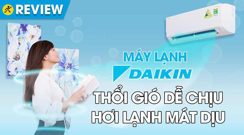 Máy lạnh Daikin Inverter 1.5 HP ATKA35UAVMV