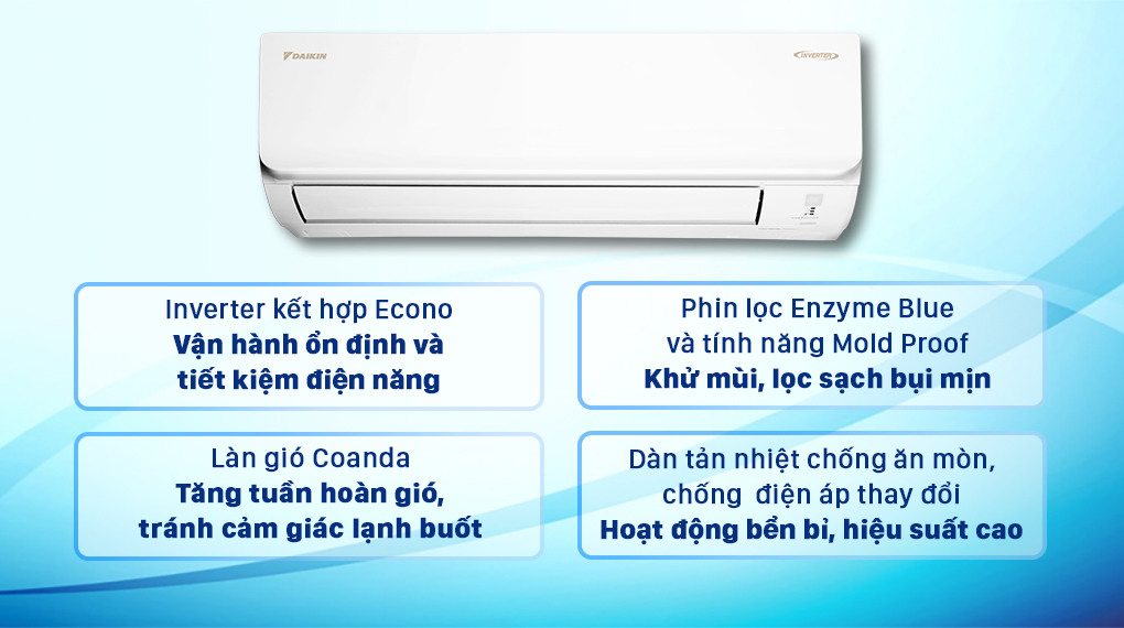 Máy lạnh Daikin Inverter 2 HP FTKA50UAVMV - 14