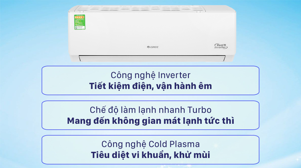 Máy lạnh Gree Inverter 0.8 HP GWC07PA-K3D0P4 - 16