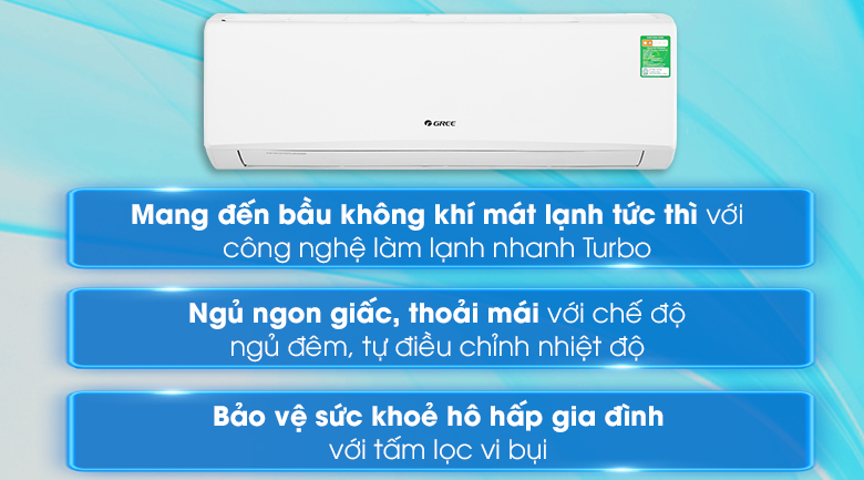 Điều hòa Gree 9000 BTU GWC09KB-K6N0C4 - 12