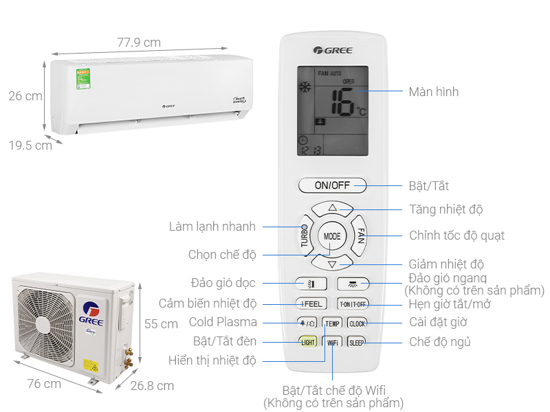 gree inverter 1 hp gwc09pb k3d0p4