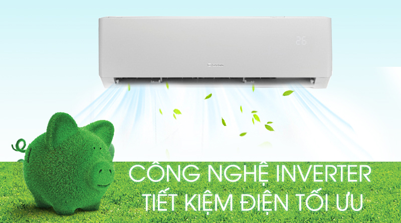 Máy lạnh Gree Inverter 1.5 HP GWC12PB-K3D0P4-Tiết kiệm điện hiệu quả bởi công nghệ Inverter