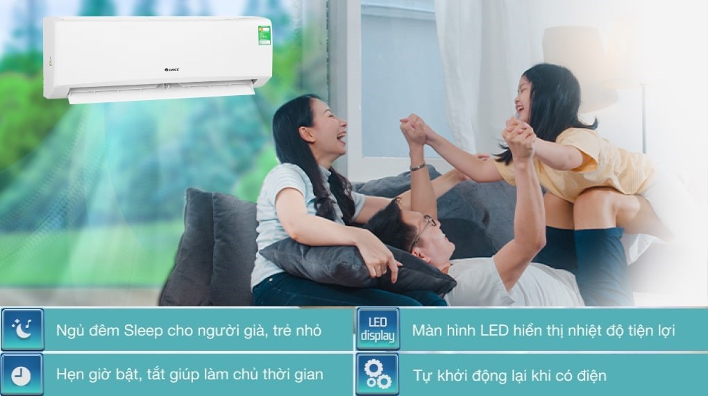 Máy lạnh Gree 1.5 HP GWC12KC-K6N0C4