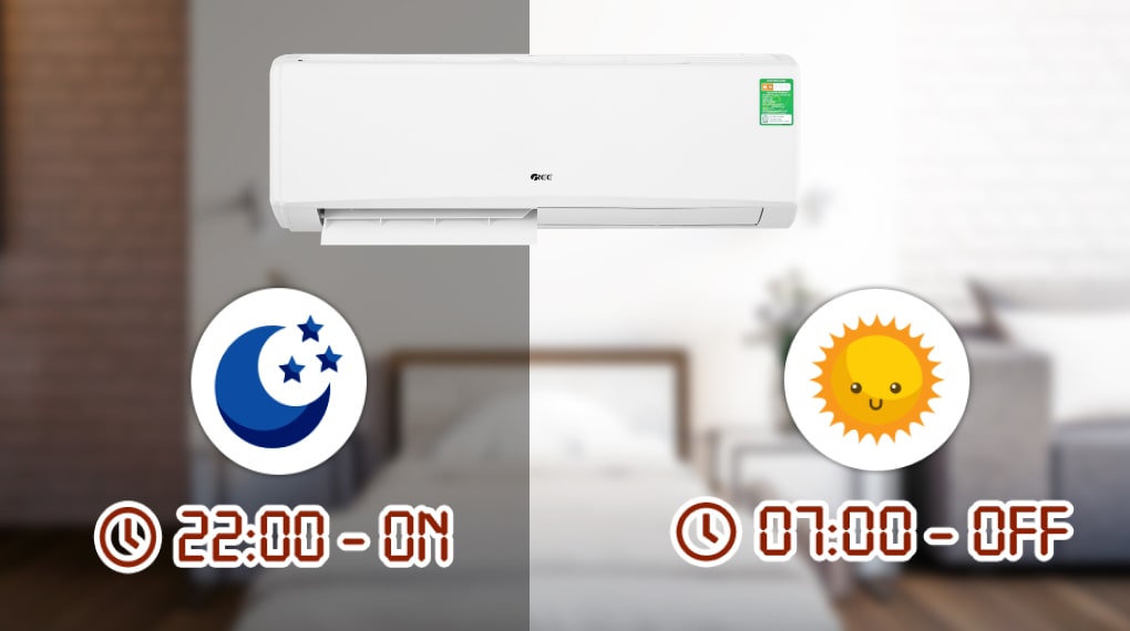 Máy lạnh Gree 2 HP GWC18KD-K6N0C4 - Hẹn giờ bật tắt máy