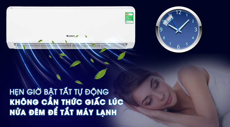 Hẹn giờ-Máy lạnh Gree 2 HP GWC18KD-K6N0C4