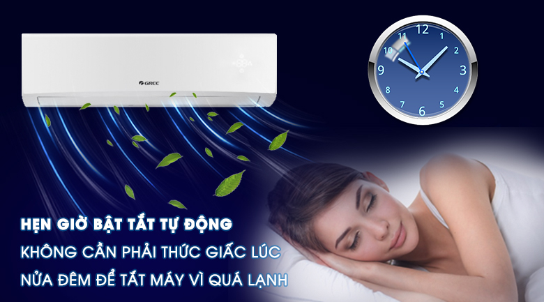 Hẹn giờ-Máy lạnh Gree 2 HP GWC18KD-K6N0C4