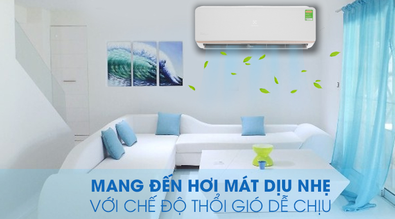 Gió thổi dịu nhẹ