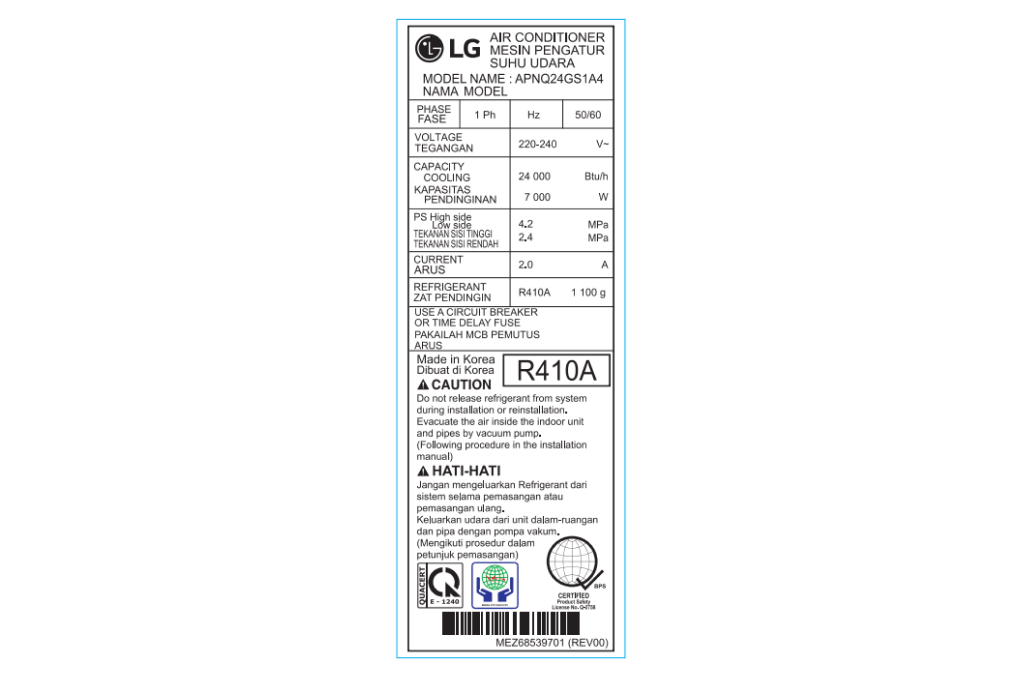 Máy lạnh Tủ đứng LG Inverter 2.5 HP APNQ24GS1A4 - 8
