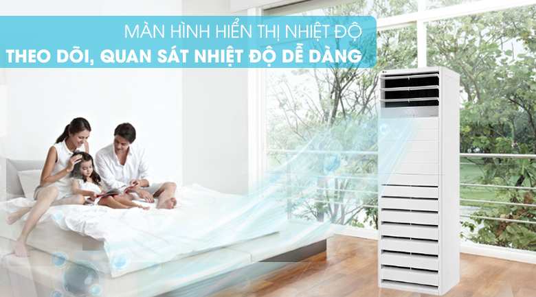 Máy lạnh Tủ đứng LG Inverter 3 HP APNQ30GR5A4 - Màn hình hiển thị nhiệt độ