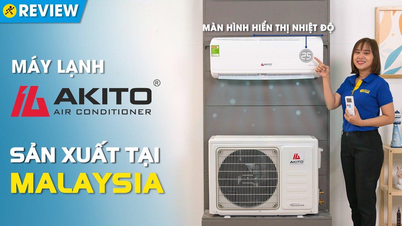 Máy lạnh Akito Inverter 1 HP AIC-09ST