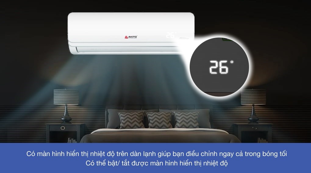 Máy lạnh Akito Inverter 1.5 HP AIC-12ST