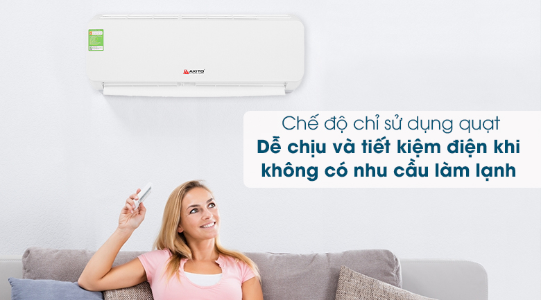 Máy lạnh Akito AKS-C9OC - chế độ quạt gió FanOnly