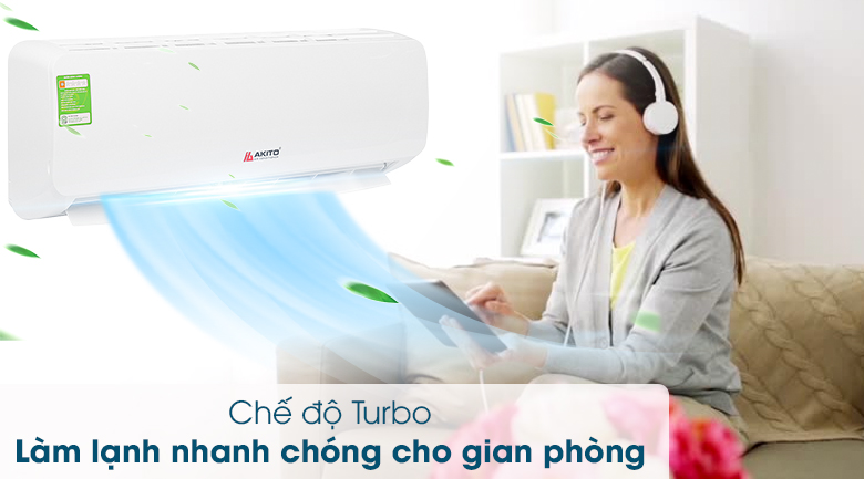 Máy lạnh Akito AKS-C9OC - Làm lạnh nhanh Turbo