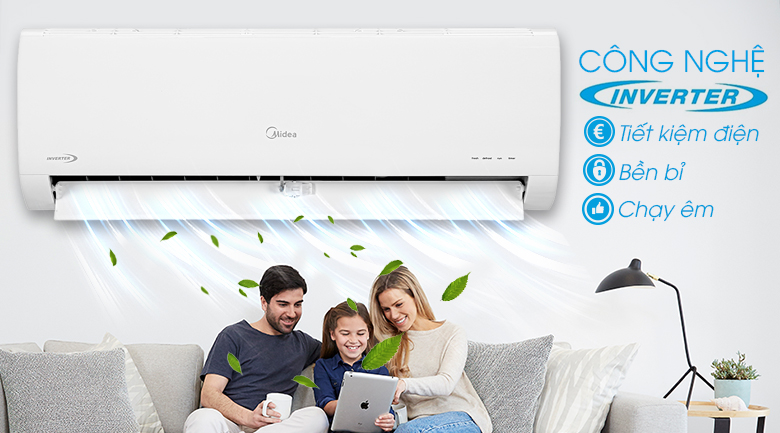 Dàn lạnh Multi 2 chiều Midea Inverter 1.5 HP MSAFBU-12HRD - 4