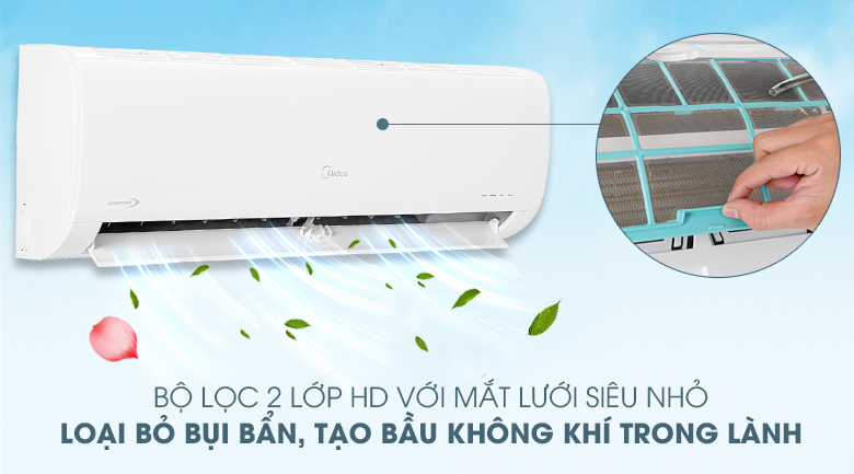Dàn lạnh Multi 2 chiều Midea Inverter 1.5 HP MSAFBU-12HRD - 8