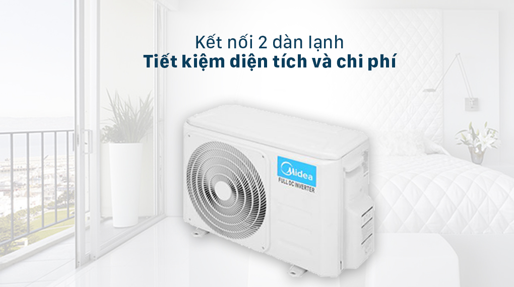 Dàn nóng Multi Midea M2OF-18HFN1-P với thiết kế nhỏ gọn Dàn nóng Multi Midea M2OF-18HFN1-P với thiết kế nhỏ gọn