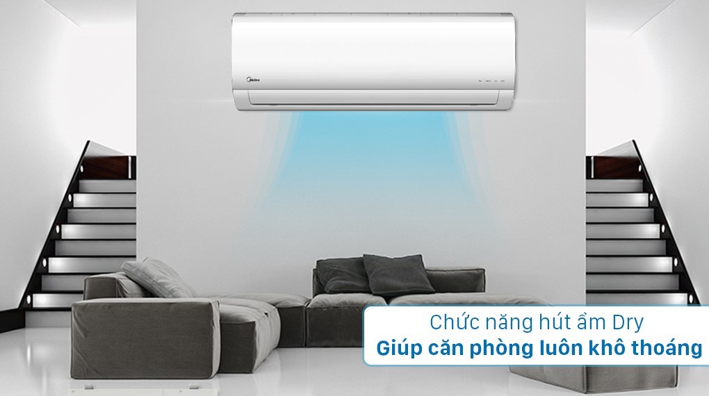 Bộ multi Midea 2 dàn lạnh 1 HP MSAFBU-09HRD và 1.5 HP MSAFBU-12HRD