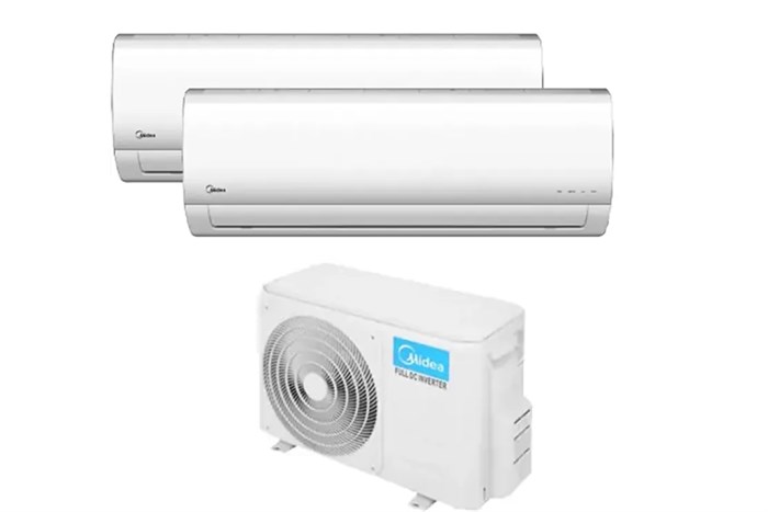 Bộ multi Midea 2 dàn lạnh 1 HP MSAFBU-09HRD và 1.5 HP MSAFBU-12HRD