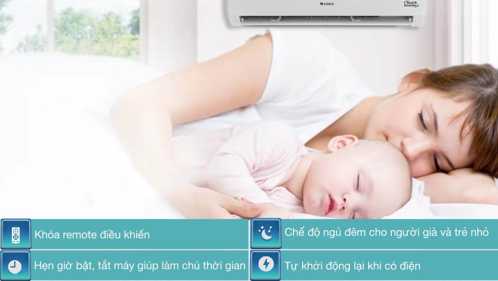 Máy lạnh Gree Inverter 2 HP GWC18PC-K3D0P4